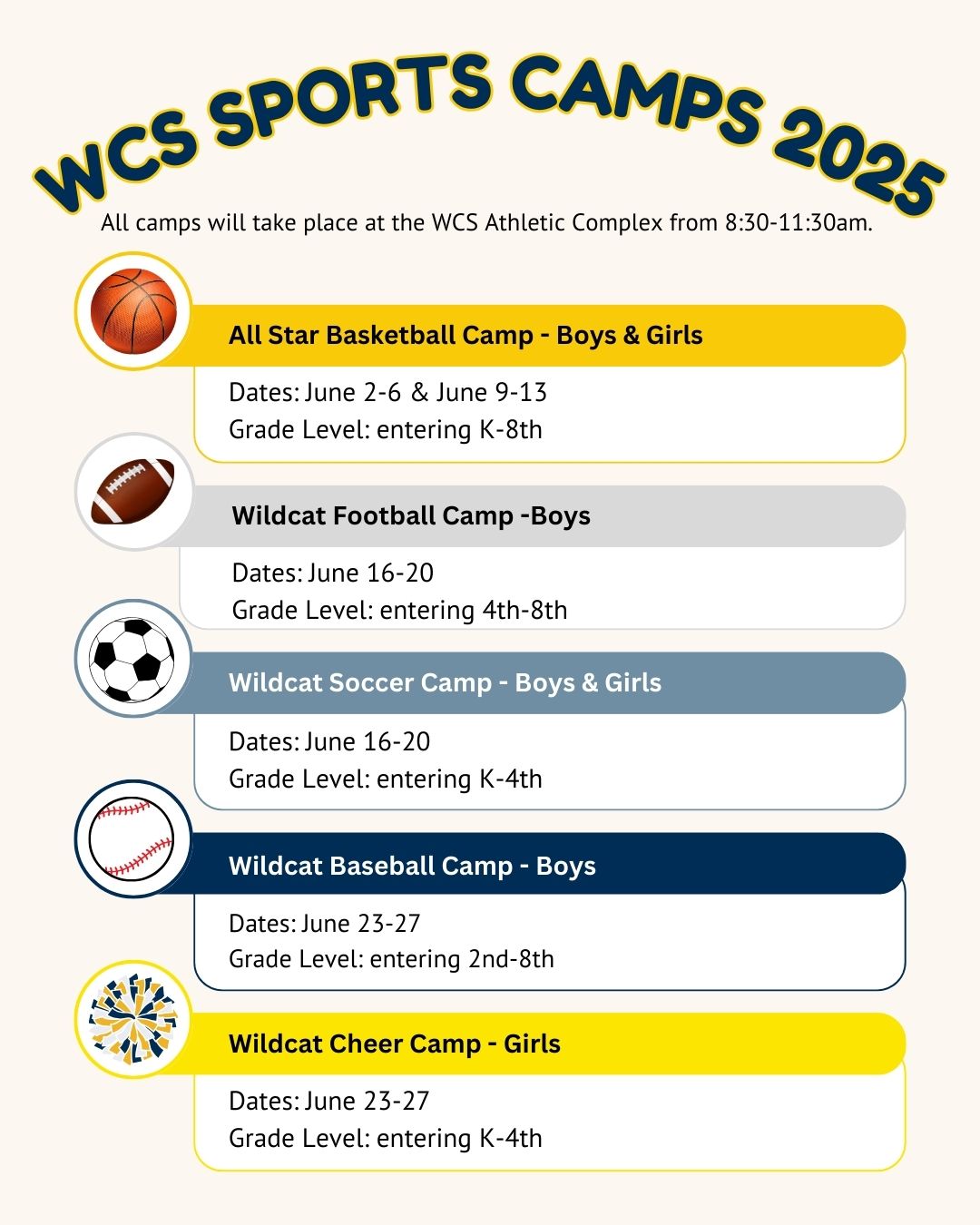 Summer Camps Flyer